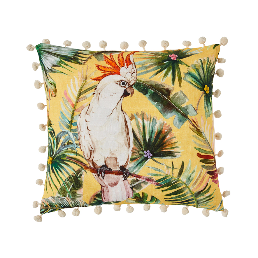 Cockatoo cushion hotsell