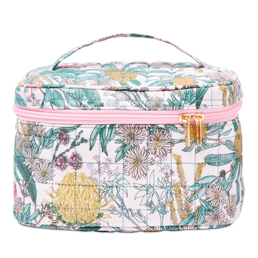 Native Bushland Large Blush Cosmetic Bag | Adairs