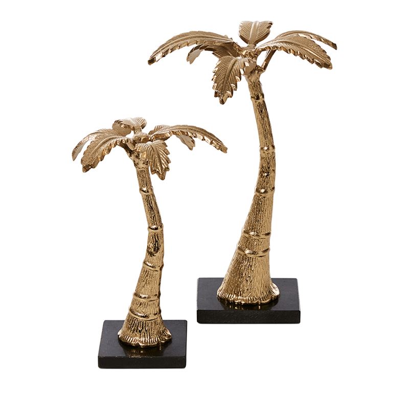 Golden Palm Tree Decoration Gold | Adairs