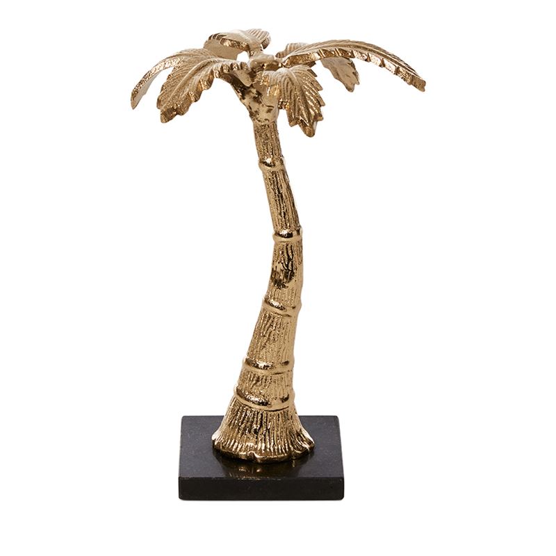 Golden Palm Tree Decoration Gold 