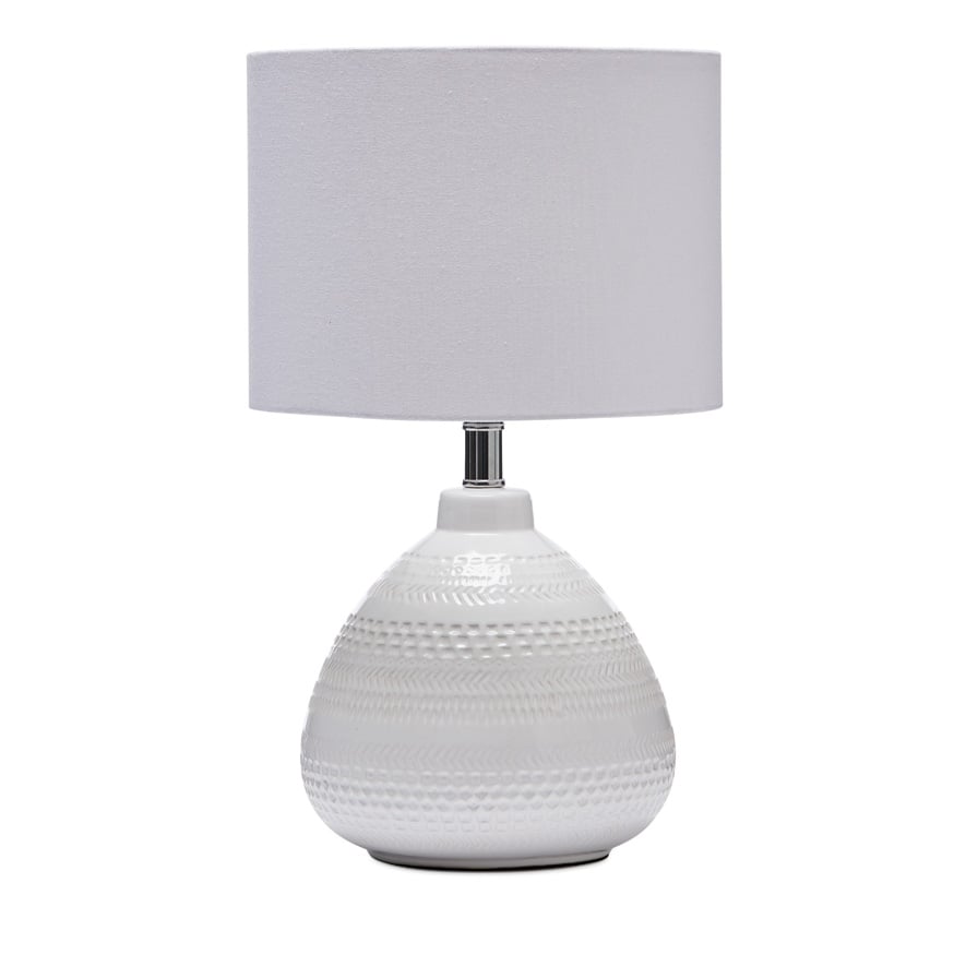 Tulip White Table Lamp | Adairs