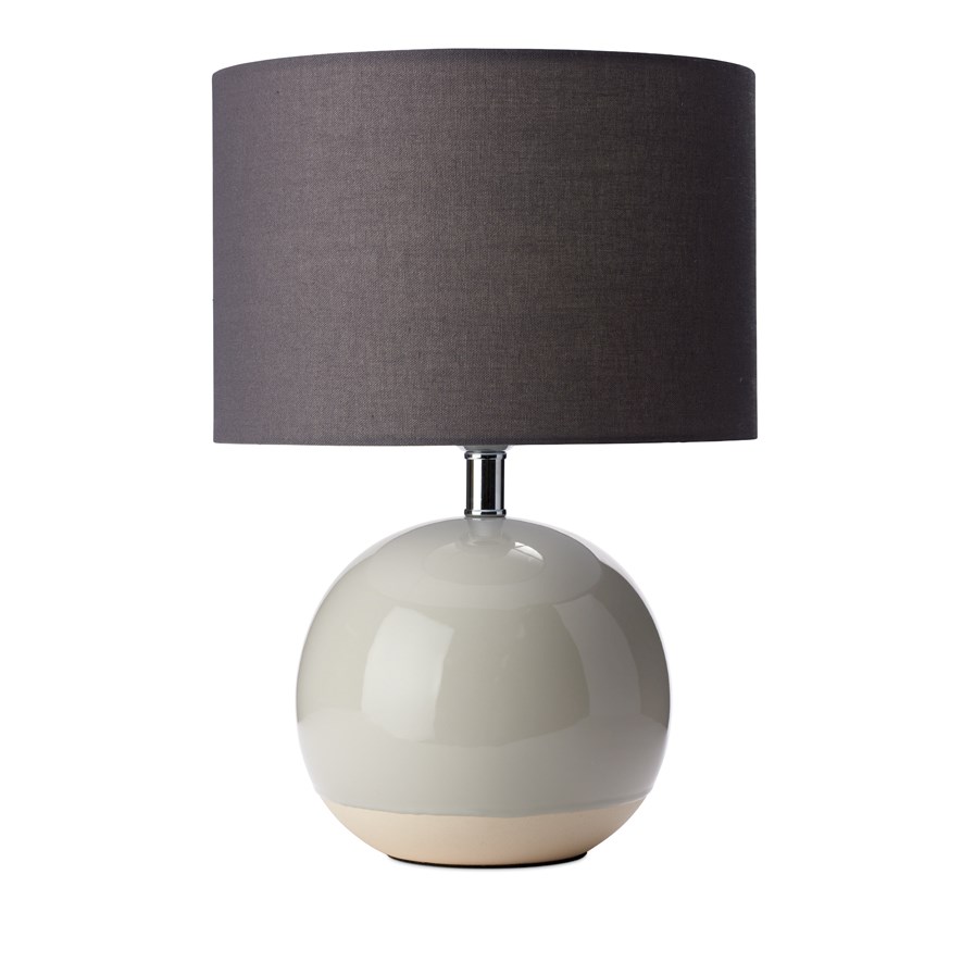 Grey table lamps store set of 2