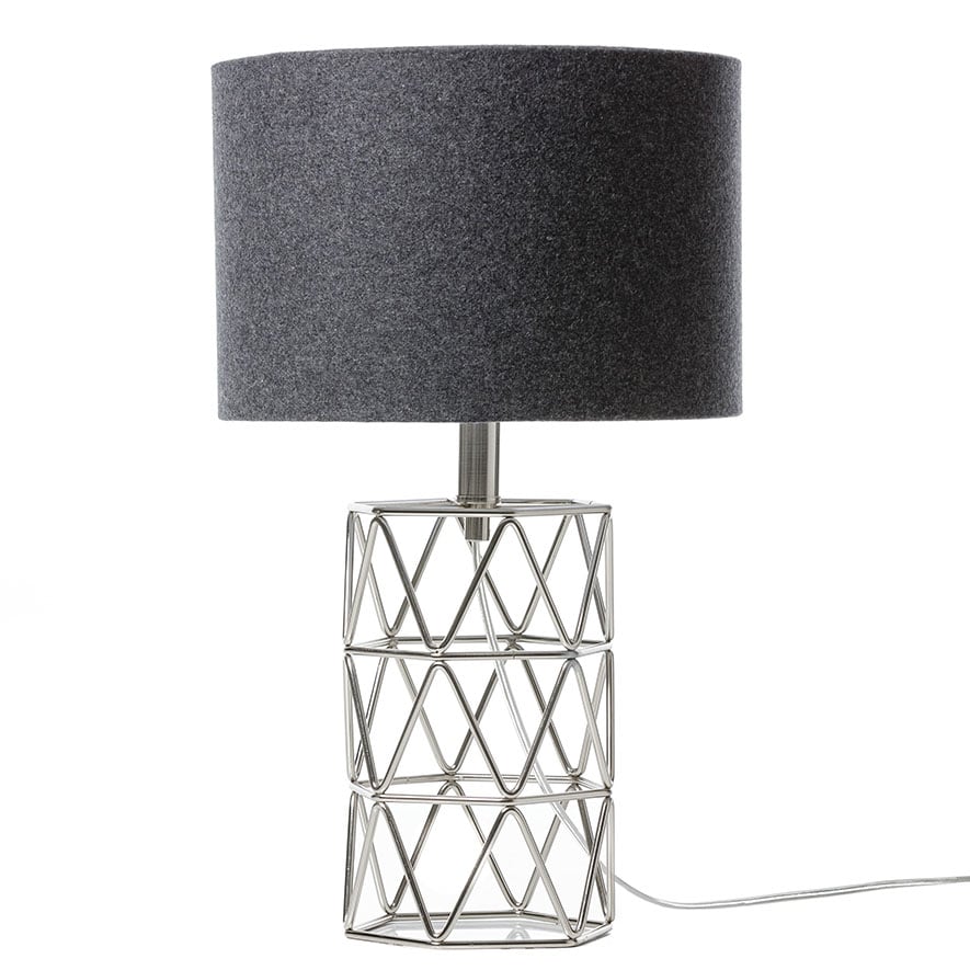 Charcoal on sale grey lamp