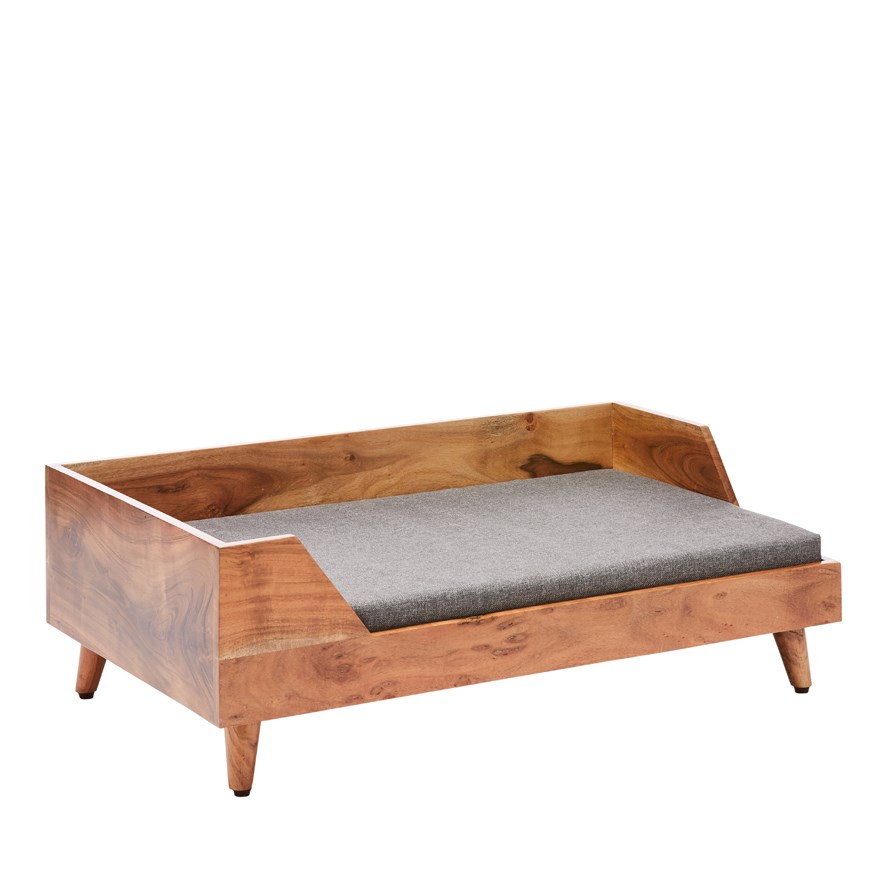 Wooden store pet bed