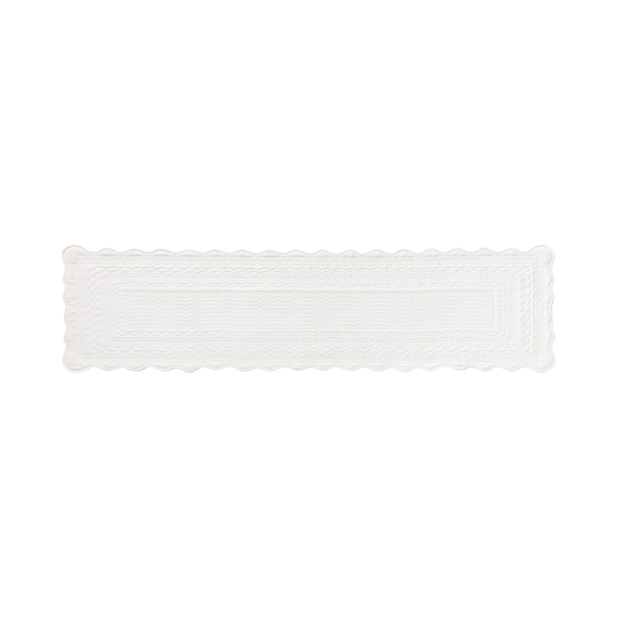 Aspen Quilted Off White Table Runner | Adairs