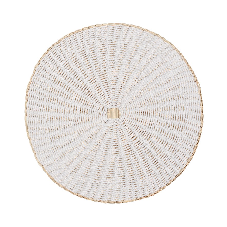 Summer White & Natural Placemat 2 Pack | Adairs