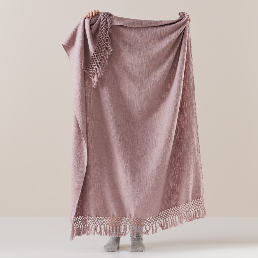 Mauve throws sale