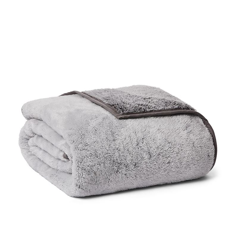 Ultrasoft Silver Frost Blanket | Adairs
