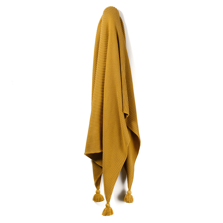 Mustard throw outlet