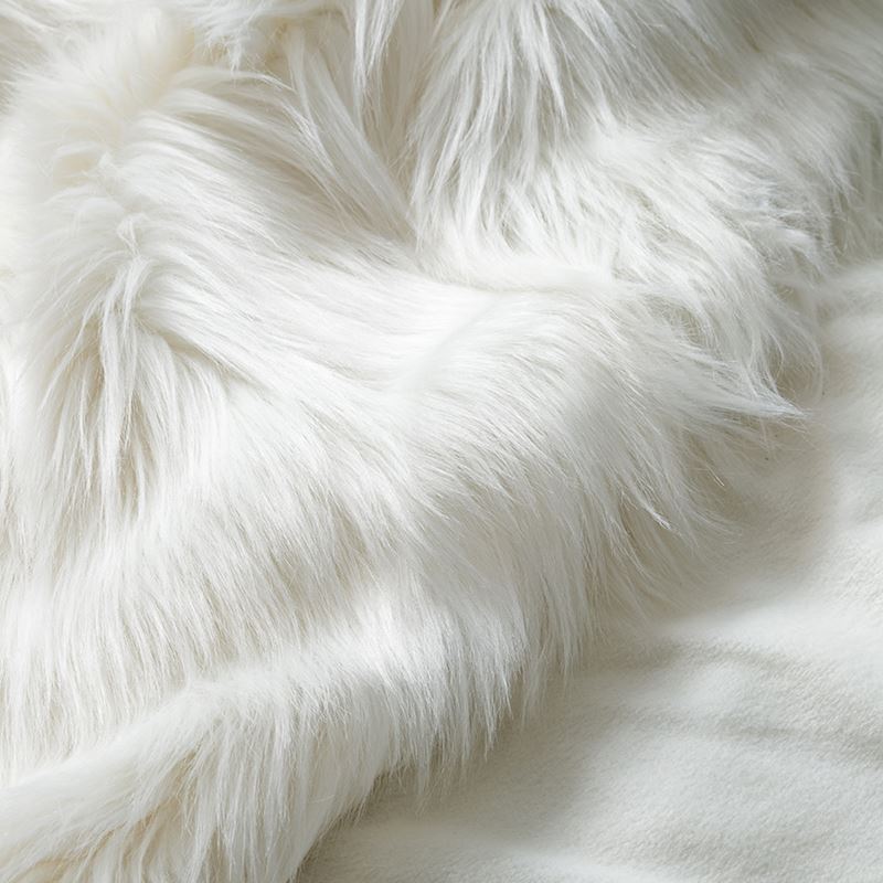 Home Republic - Alpine Fur Throw Winter White - Homewares Throws & Bed ...