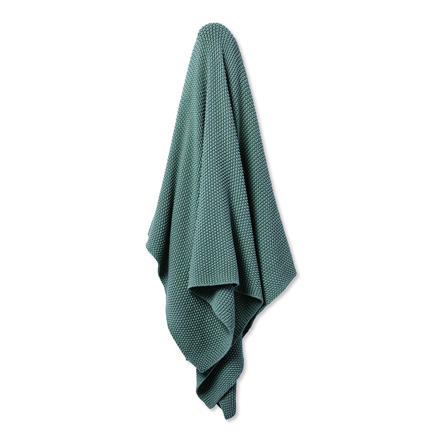 Home Republic - Montroe Forest Knit Throw | Adairs