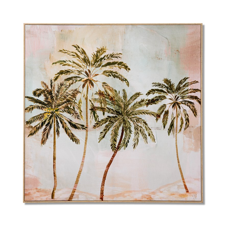 Summer Palm Sunset Canvas | Wall Art | Adairs