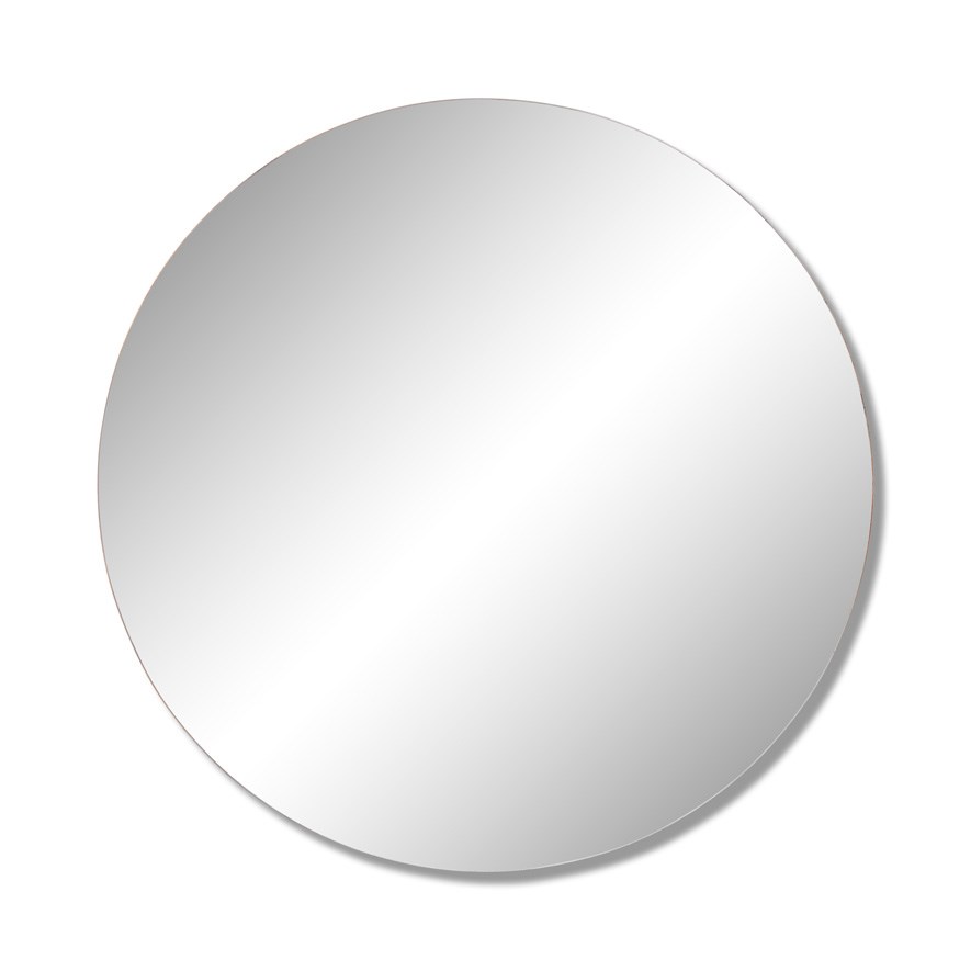 Mark Tuckey - Edge Natural Round Mirror | Adairs