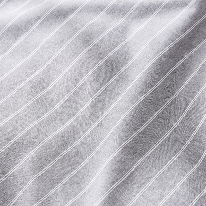 Metro - Srick Grey Quilt Cover Set | Adairs