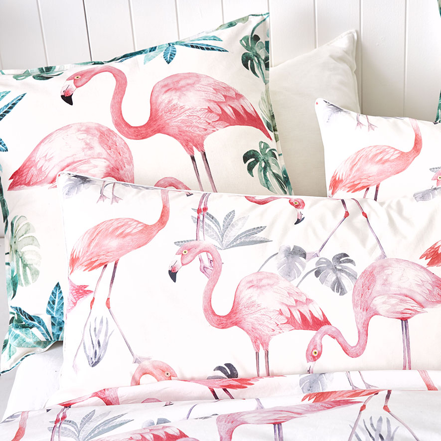 Home Republic Flamingo Quilt Cover Set Adairs