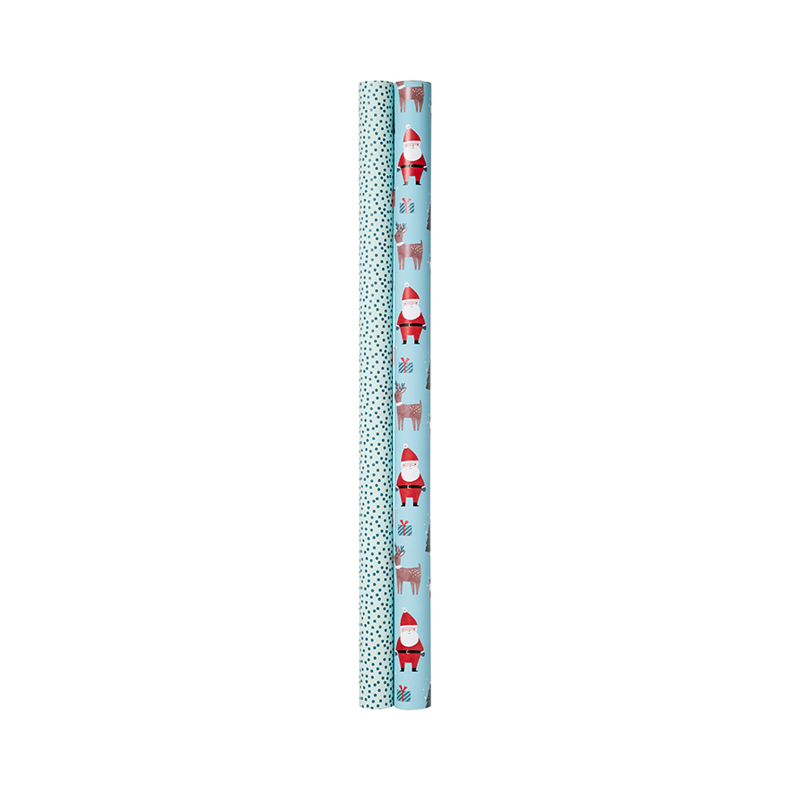 Adairs Kids - Christmas Reindeer Wrapping Paper Pack of 2 | Adairs